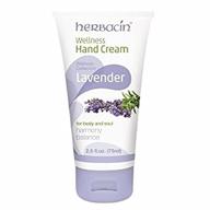 lavender wellness: nourishing herbacin hand cream (2.5 oz) - experience softer hands! logo