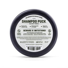 img 3 attached to Duke Cannon Supply Co. Mens Shampoo Puck: 💆 Field Mint Sulfate-Free Formula for Over 175 Washes (4.5 Oz)