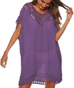 img 3 attached to 👙 Wander Agio Swimwear Coverups: Stylish Women's Printed Clothing for Swimsuits & Cover Ups