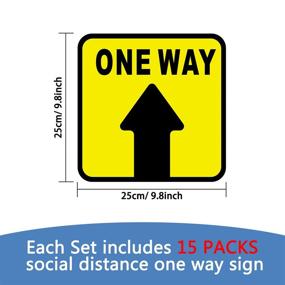 img 3 attached to Sticker Distance Directional Non Slip Re Adjustable Occupational Health & Safety Products