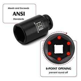 img 2 attached to Powerful METRIC Impact Socket Set for Efficient Bolt Removal - MIXPOWER