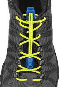 img 3 attached to Nathan Reflective, Elastic No Tie Shoe Laces: Optimal Running and Active Sports Accessory