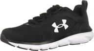 👟 grade school assert 9 running shoe by under armour, unisex children's athletic footwear logo