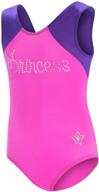 🌟 fun and colorful gk stars gymnastics & dance leotard for girls and toddlers - stylish activewear one piece outfit logo