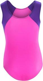 img 3 attached to 🌟 Fun and Colorful GK Stars Gymnastics & Dance Leotard for Girls and Toddlers - Stylish Activewear One Piece Outfit