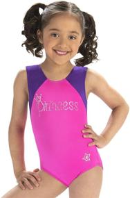 img 1 attached to 🌟 Fun and Colorful GK Stars Gymnastics & Dance Leotard for Girls and Toddlers - Stylish Activewear One Piece Outfit