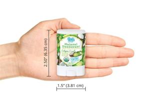 img 3 attached to 🌿 Organic Deodorant Traveller - Calypso Crush .35oz - Naturally Eliminate Body Odor with Shea Butter, Coconut Oil – Ideal for Men & Women: Sensitive Skin Treatment – Cruelty Free, Vegan, Aluminum Free