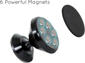 img 1 attached to 📱 Silver Magnetic Phone Mount with Ultra-strong Support for Flat Surfaces