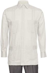 img 2 attached to Мужская коллекция Льняная рубашка Guayabera