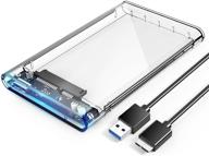 💾 orico 2139u3: clear usb 3.0 external hard drive enclosure for 2.5'' sata hdd ssd - supports up to 4tb, uasp, tool-free logo