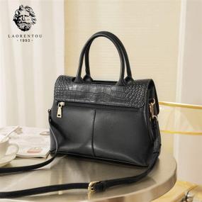 img 1 attached to LAORENTOU Handbags Shoulder Top Handle Valentines Women's Handbags & Wallets