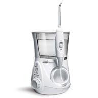 💧 waterpik aquarius dental care water flosser - professional teeth, braces & gum cleaning, electric power, 10 settings, 7 tips - ada accepted - white wp-660 logo