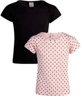 real love girls t-shirt: stylish graphic girls' clothing and tops with tees & blouses logo