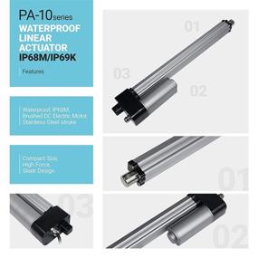 img 2 attached to Waterproof Protection Industrial Stainless Steel PA 10 16 450 N 12VDC: Unmatched Durability in Challenging Environments