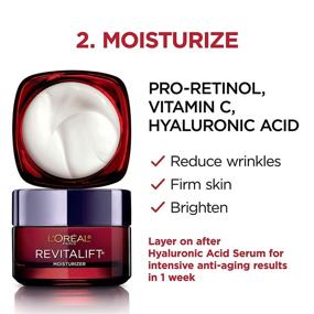 img 1 attached to L'Oreal Paris Hyaluronic Acid Serum & Vitamin C Face Care 🌟 Kit with Revitalift Triple Power Face Moisturizer – Paraben-Free, Fragrance-Free, 2 Items