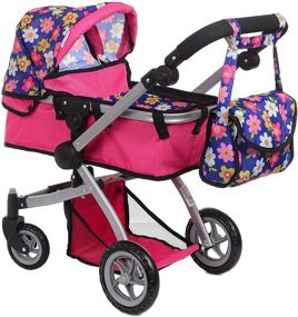 img 4 attached to 🏻 Swiveling Adjustable Dolls & Accessories Stroller by Exquisite Buggy