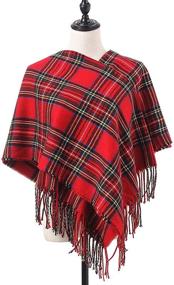 img 2 attached to Womens Fashion Lightweight Winter Lattice Women's Accessories for Scarves & Wraps