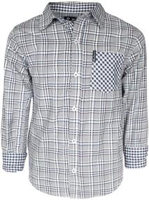 img 3 attached to 👔 Maroon Boys' Clothing: Ben Sherman Sleeve Shirt for Tops, Tees & Shirts