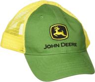 🧢 john deere youth trademark trucker ball cap, green/green, big boys logo