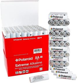 img 1 attached to 🔋 48-Pack Polaroid Extreme AA Alkaline Batteries Wholesale Bulk Bundle - Non-Rechargeable