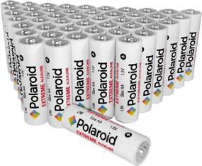 img 4 attached to 🔋 48-Pack Polaroid Extreme AA Alkaline Batteries Wholesale Bulk Bundle - Non-Rechargeable