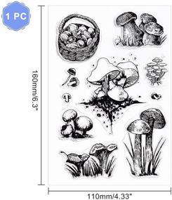 img 3 attached to GLOBLELAND Mushroom Transparent Decoration Scrapbooking