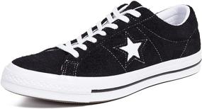 img 4 attached to 👟 Black Suede Sneakers for Men by Converse