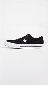 img 2 attached to 👟 Black Suede Sneakers for Men by Converse