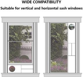 img 3 attached to 🪟 Efficient A-KARCK Window Seal Plates Kit: Adjustable Vent Kit for Sliding Windows with 5.9 Inch Exhaust Hose