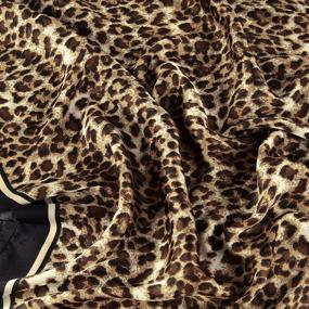 img 1 attached to 🐆 GERINLY Leopard Print Women's Accessories: Scarves, Wraps, and More