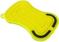 kuhn rikon stay clean 3-in-1 scrubber yellow logo