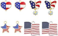 assorted american earrings necklace bracelet logo