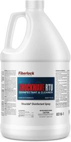 img 2 attached to 🧪 FIBERLOCK Shockwave RTU: EPA Registered Multipurpose Disinfectant Cleaner, Sanitizer, and Mold Removal Solution - Ideal for Wood, Tile, Flooring, and Equipment Mats - Eradicates 130+ Organisms - Listed on EPA Registered List N-8316 (1 Gallon)