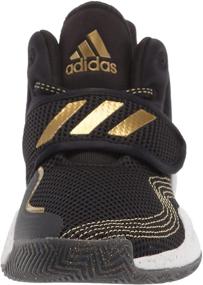 img 3 attached to Adidas Threat Primeblue Basketball Unisex Girls' Shoes for Athletic