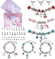 🎁 gasince charm bracelet making kit: perfect jewelry diy kit for girls - ideal birthday & christmas gift for ages 6-8 logo