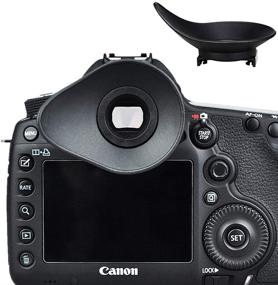 img 4 attached to 💡 JJC Eyecup Eyepiece Viewfinder for Canon EOS 1DX Mark II/1DX/1Ds Mark III/1D Mark IV/5D Mark IV/5D Mark III/5DM4/5DM3/5DS/5DSR/7D Mark II/7D | Replaces Canon Eyecup Eg