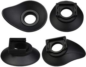 img 1 attached to 💡 JJC Eyecup Eyepiece Viewfinder for Canon EOS 1DX Mark II/1DX/1Ds Mark III/1D Mark IV/5D Mark IV/5D Mark III/5DM4/5DM3/5DS/5DSR/7D Mark II/7D | Replaces Canon Eyecup Eg