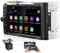 🚗 6.2 inch double din android car stereo cd dvd player with gps navigation, bluetooth, wifi, fm radio, usb, sd, and mirror link logo