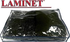 img 1 attached to 🛏️ LAMINET Clear Underbed Sweater Storage Bag with Navy Zipper - Bundle of 2