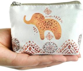 img 1 attached to 🌸 POPUCT Women's Canvas Purse with Floral Design: Trendy Handbags and Wallets