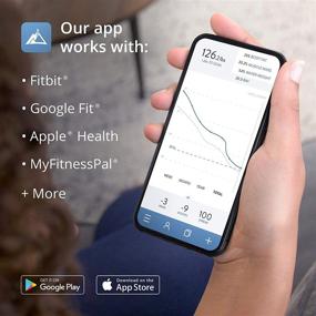 img 1 attached to 📊 Greater Goods Digital Body Composition Black Scale: Accurate Weight, BMI, Body Fat, Muscle Mass & Water Weight Calculations with St. Louis Design, In-House Android & iPhone App (Black)