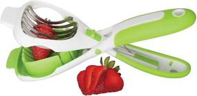 img 1 attached to 🔪 The Ultimate Handy Dandy Slicer: Eggs, Fruit, Mushrooms - Stainless Steel Blade