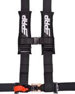 🌟 prp sb4.3" - 4 point harness with 3-inch black belts logo