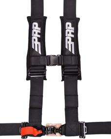img 3 attached to 🌟 PRP SB4.3" - 4 Point Harness with 3-Inch Black Belts