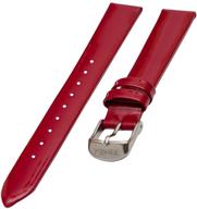 🕰️ stylish timex weekender women's red patent leather watch strap: t7b941-16mm replacement logo