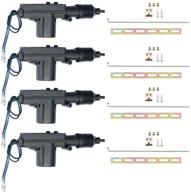 🚘 esupport black car plastic universal heavy duty power door lock actuator - pack of 4, 2-wire, 12v logo