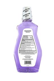 img 1 attached to 🍃 Solimo Anticavity Fluoride Mouthwash 1L, Alcohol-Free, Violet Mint - Amazon Brand