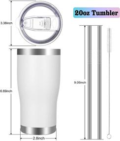 img 3 attached to 🥤 Insulated Stainless Steel Tumblers by VEGOND