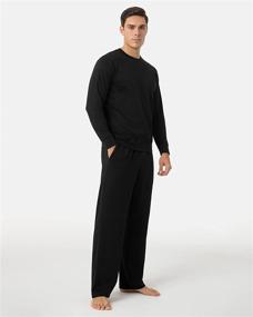 img 3 attached to 🛏️ Comfortable and Functional: LAPASA Pajama Lounge Sleepwear with Pockets