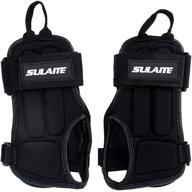 🛷 lalatech skating wrist guards with impact protection - fitted brace for snowboarding, skating, street racing, motocross, mountain biking, and weightlifting support logo